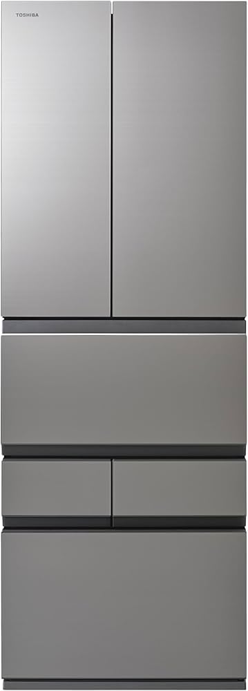 Amazon | 東芝 アッシュグレージュ VEGETA [冷蔵庫 (508L・フレンチ